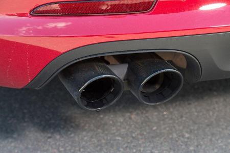 Porsche 911 Carrera GTS, Auspuff, Endrohre