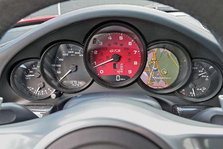 Porsche 911 Carrera GTS, Rundinstrumente
