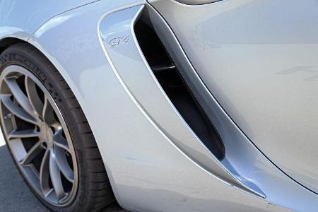 Porsche Cayman GT4, Seitenführung