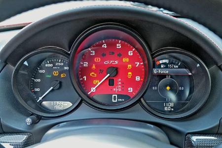 Porsche Cayman GTS, Rundinstrumente