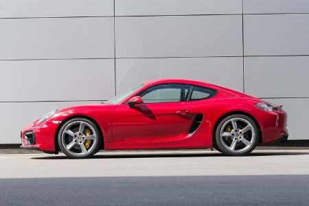 Porsche Cayman GTS, Seitenansicht