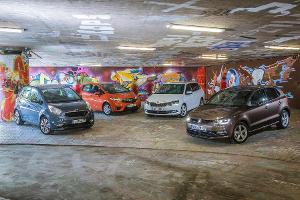 Honda Jazz, Kia Venga, Skoda Fabia Combi, VW Polo