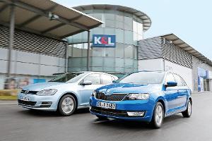 Skoda Rapid Spaceback gegen VW Golf