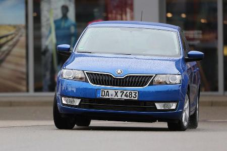 Skoda Rapid Spaceback 1.6 TDI Greentec, Frontansicht