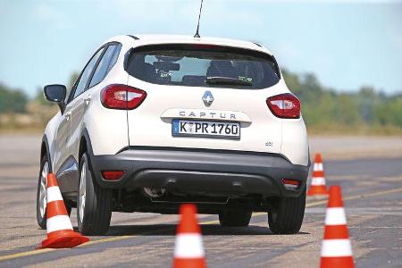 Renault Captur dCi 90, Heckansicht
