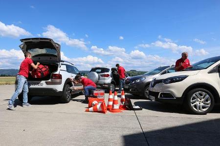 Citroën C4 Cactus, Ford Ecosport, Peugeot 2008, Renault Captur