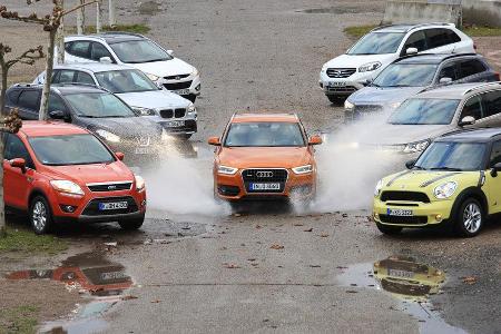Mastertest, VW Tiguan, Audi Q3, BMW X1