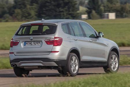 BMW X3 20d xDRIVE, Heckansicht