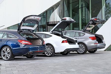 Audi A7 Sportback, BMW 530d GT, Mercedes CLS Shooting Brake