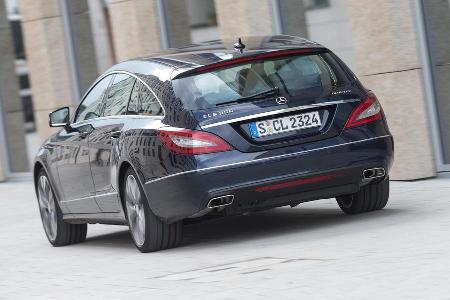 Mercedes CLS 350 Bluetec Shooting Brake, Heckansicht