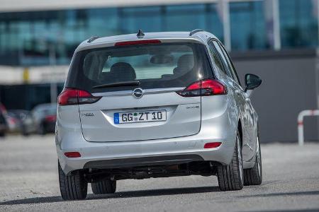Opel Zafira 1.4 Turbo Exoflex, Heckansicht
