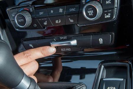 BMW 218i Gran Tourer, Bedienelemente