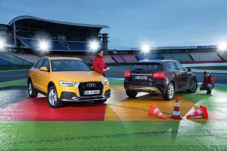 Audi Q3 2.0 TDI Quattro, Mercedes GLA 220 CDI 4Matic,
