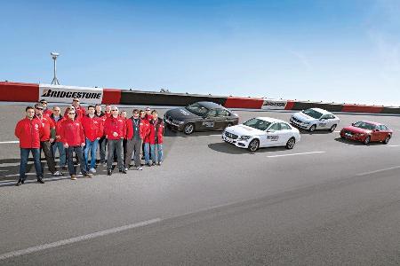 Audi A4 1.8 TFSI, BMW 320i, Mercedes C 200, Volvo S60 T4, Teilnehmer