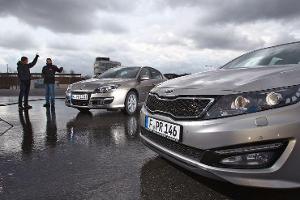 Kia Optima und Renault Laguna im Test
