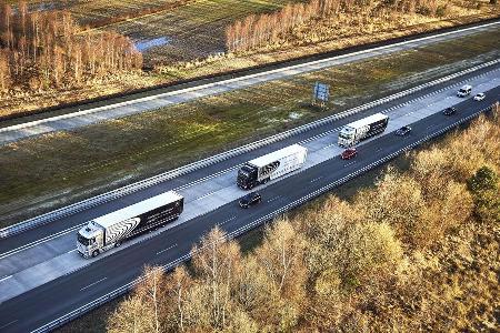 Mercedes Lkw-Vernetzung / autonomes fahren