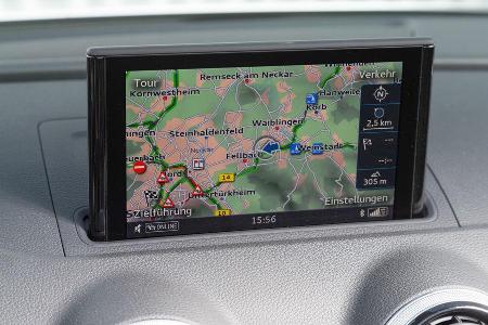 Audi A3 2.0 TDI Cabrio, Navi, Bildschirm