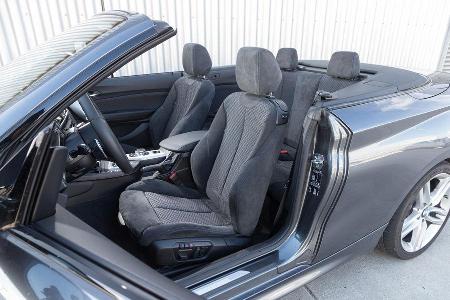 BMW 220d Cabrio, Fahrersitz