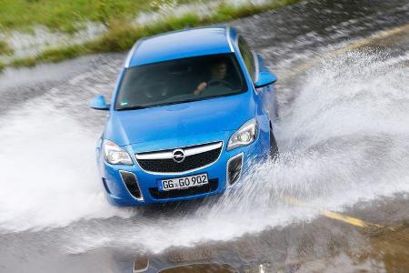 Opel Insignia Sports Tourer OPC, Frontansicht, Wasserdurchfahrt