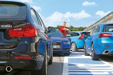 Audi Avant 3.0 TFSI, BMW 335i xDrive Touring, Opel Insignia Sports Tourer OPC, Volvo V60 Polestar