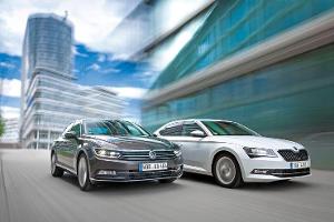 Skoda Superb und VW Passat im Vergleich