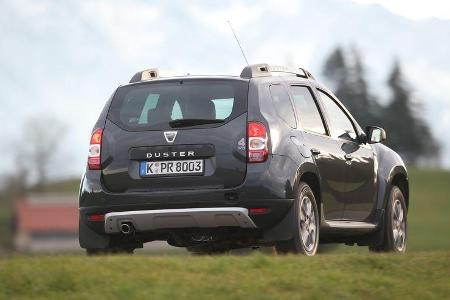 Dacia Duster 1.5 dCi 4x4 Prestige, Heckansicht