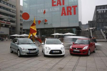 Citroen C3 Vti 95, Skoda Fabia 1.2 TSI, Suzuki Swift 1.2