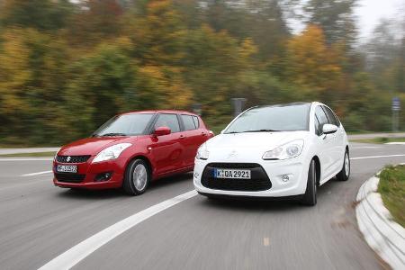 Citroen C3 Vti 95, Skoda Fabia 1.2 TSI, Suzuki Swift 1.2
