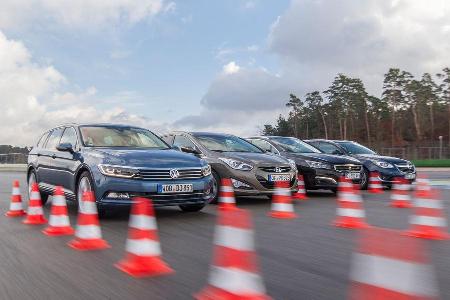 VW Passat Variant, Opel Insignia ST, Peugeot 508, Hyundai i40 Kombi