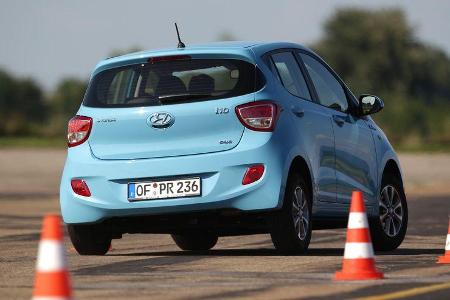Hyundai i10 Blue 1.0 Trend, Heckansicht