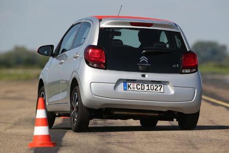 Citroën C1 VTI 68, Heckansicht