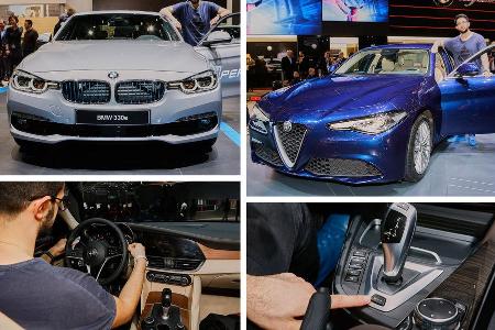 Alfa Romeo Giulia gegen BMW 3er, Teaser