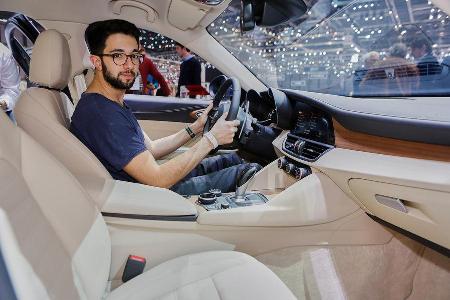 Alfa Romeo Giulia gegen BMW 3er Limousine, Kaltvergleich, Vergleich, Genf, 03/2016