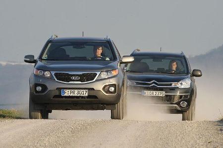 Citroen C-Crosser, Kia Sorento