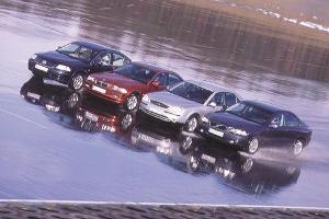BMW 320i, Ford Mondeo 2.5 V6, Volvo S60 2.4, VW Passat V5