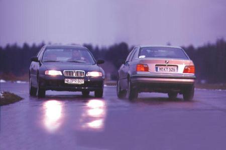 BMW 320i und Rover 623 Si Lux im Test BMW 320i und Rover 623 Si Lux im Test
