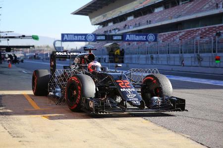Jenson Button - McLaren - Formel 1-Test - Barcelona - 4. Mrz 2016