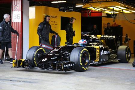 Jolyon Palmer - Renault F1 - Formel 1-Test - Barcelona - 4. Mrz 2016