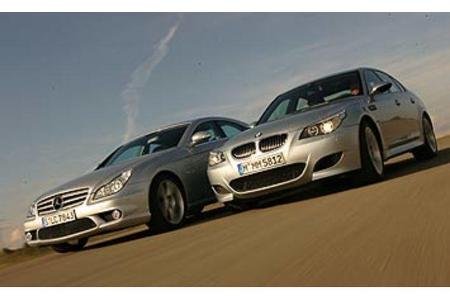 BMW M5 vs. Mercedes CLS 55 AMG