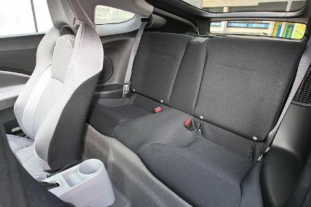Honda CR-Z, Rückbank