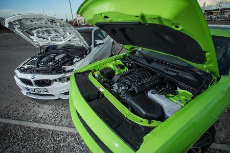 Dodge Challenger R/T, BMW M4 Coup, Motor