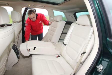 VW Touareg V6 TDI, Rückbank