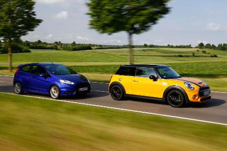 Ford Fiesta ST, Mini Cooper S, Seitenansicht