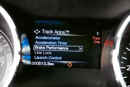 Ford Mustang GT Fastback 2015, Display, Anzeige