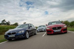 BMW 340i vs. Jaguar XE S vs. Mercedes C 400 4Matic