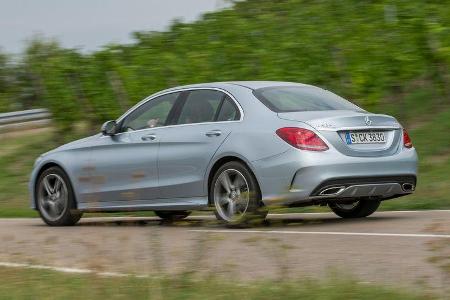 Mercedes C 400 4Matic, Heckansicht