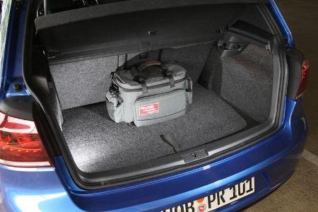 VW Golf R, Kofferraum