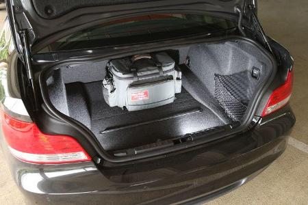 BMW 135i Coupé, Kofferraum