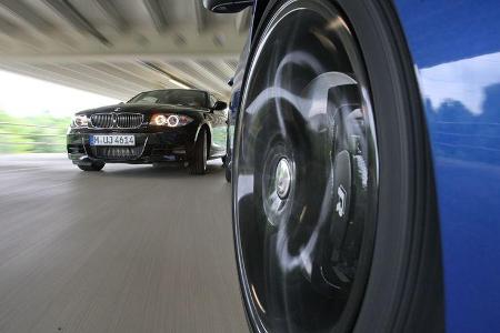 VW Golf R, BMW 135i Coupé, Felge, Bremse