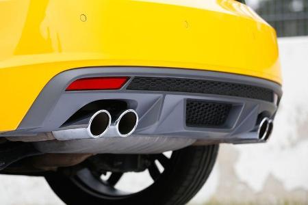 Audi S1 Sportback, Auspuff, Endrohre